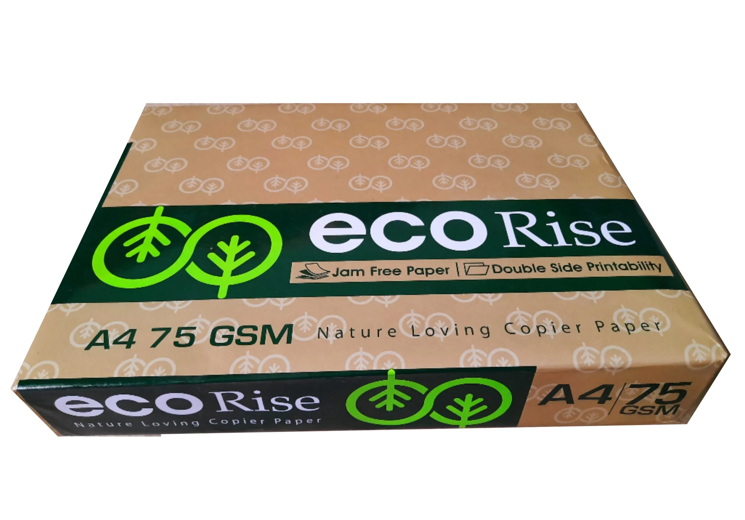 Eco Rise Printing Copy A4 Size JK Paper Eco Tree Friendly 75 GSM 500 Sheet Pack of 1
