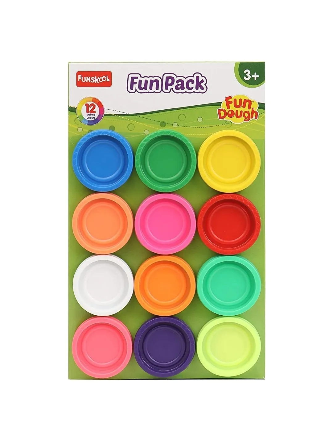 Funskool Fundough Fun Pack Multi Colour 12 Exciting Colours