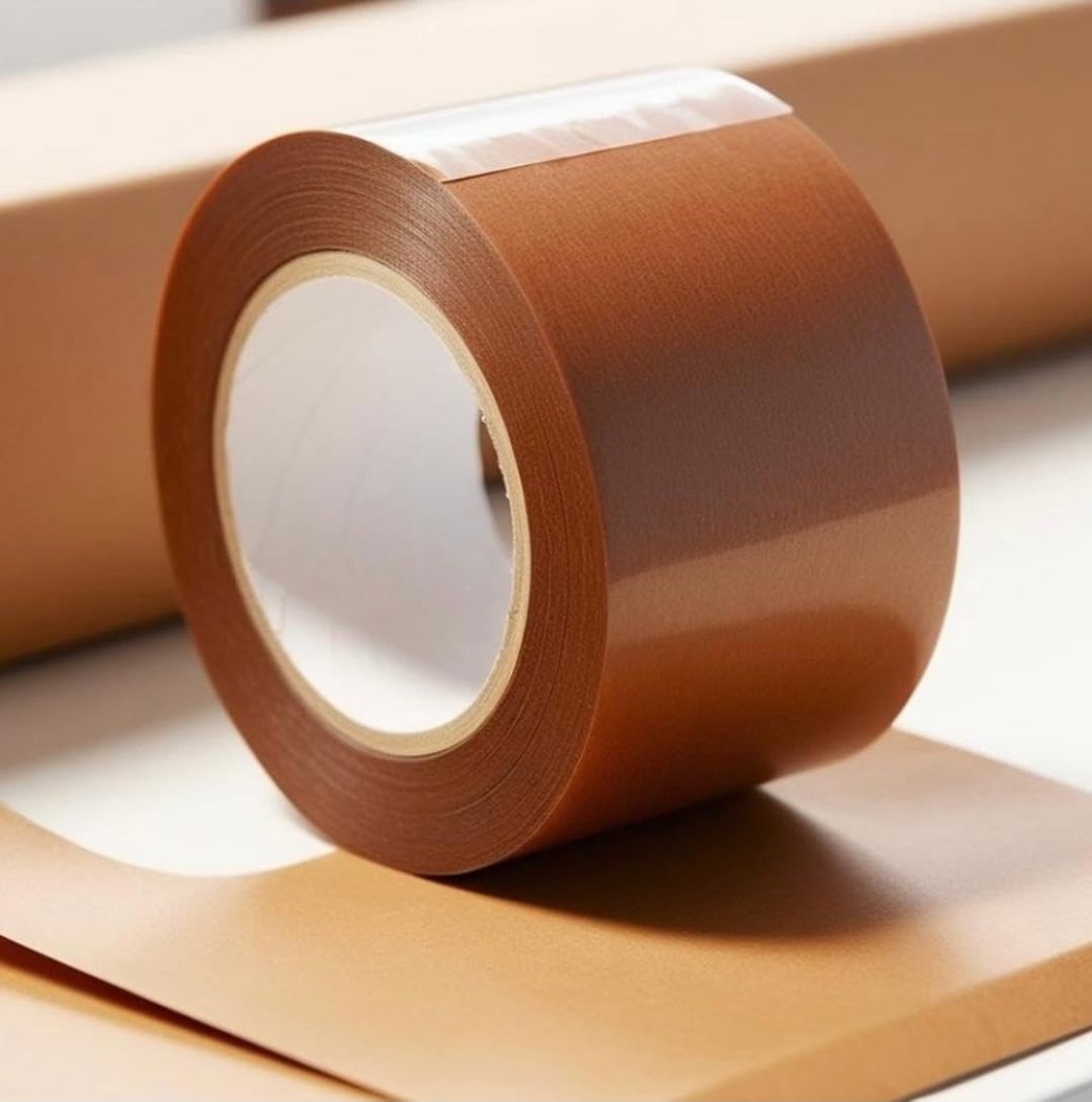 My Glue 30 Micron 3 Inch Brown packing Self Adhesive Tape, Premium Quality, 1 Pack of 4 Roll