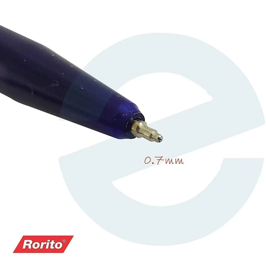Rorito Jottek Classic Retractable Pen (Blue) - Pack of 10