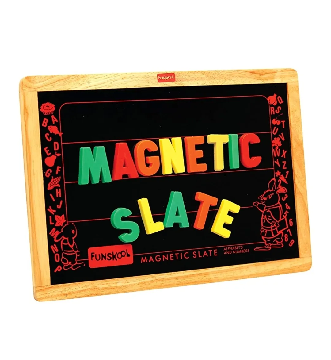 Funskool Giggles Magnetic Slate Complete Set of Alphabets and Numbers