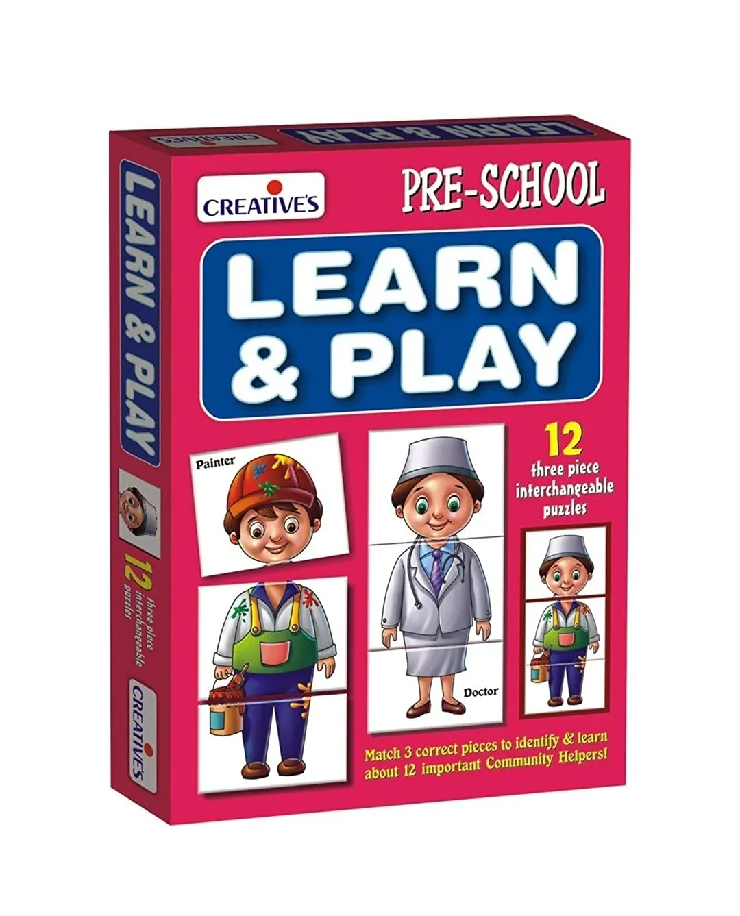 Creatives Learn & Play Multi Colour Card Game Early Learning Game