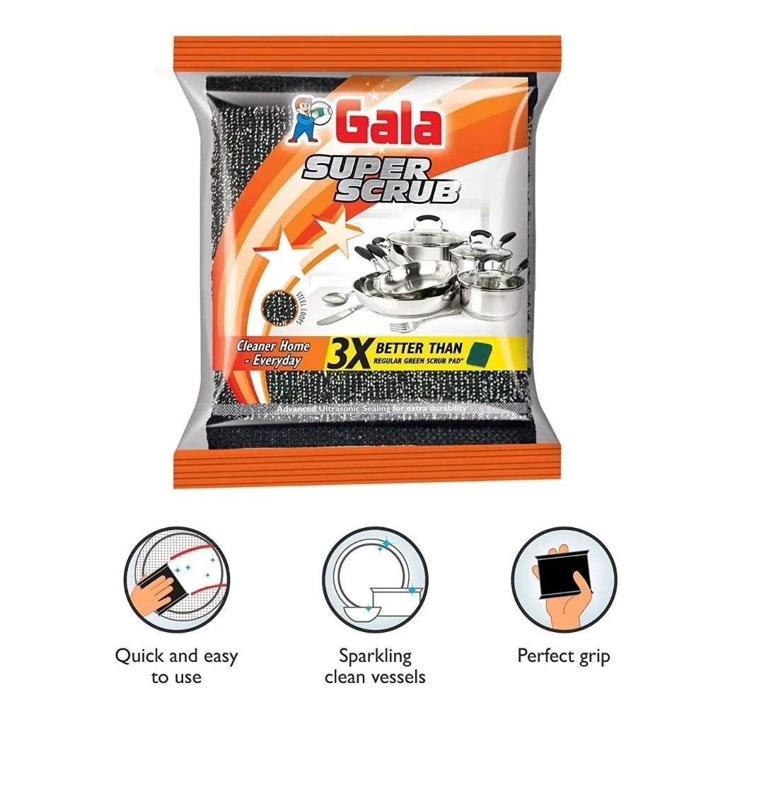 Gala Super Scrub, 3 Time Better Than Regular, Cleaner Home, Pack of 1