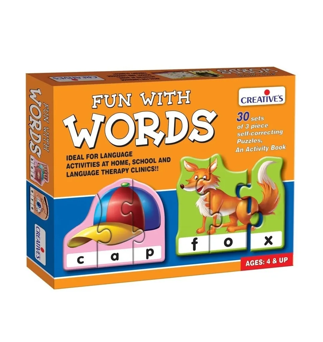 Creatives Fun With Words Puzzle Multi Colour 30 Sets of 3 Pieces